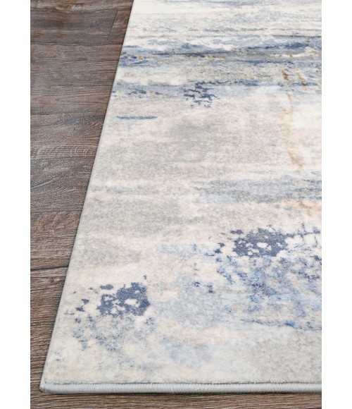 Couristan Dreamscape Blue Rug D101/3322 5 ft. X 8 ft. Rectangle - Rugs Town Couristan Dreamscape Blue/Ivory D101/3322 5 ft. X 8 ft. Rectangle Rug