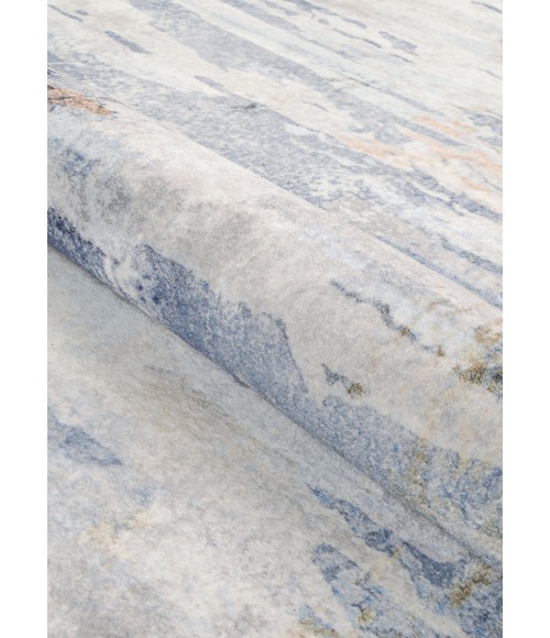 Couristan Dreamscape Blue Rug D101/3322 5 ft. X 8 ft. Rectangle - Rugs Town Couristan Dreamscape Blue/Ivory D101/3322 5 ft. X 8 ft. Rectangle Rug