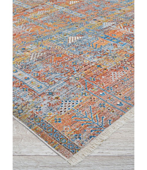 Couristan Halli Brick-Honey-Mlt H676/4001 9 ft. X 12 ft. Rectangle Rug
