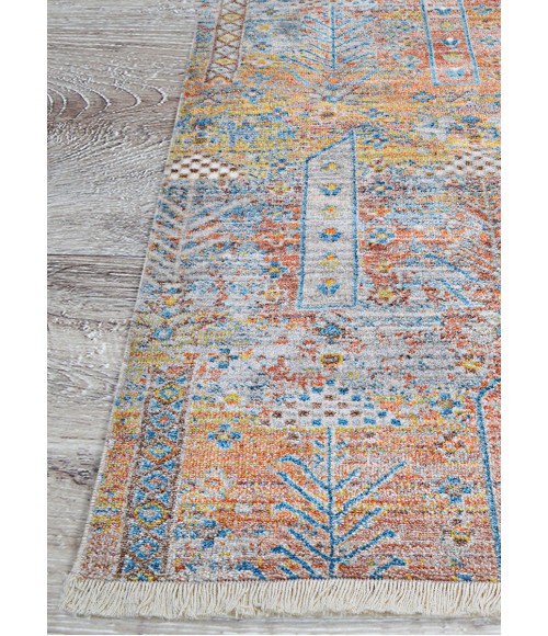 Couristan Halli Brick-Honey-Mlt H676/4001 9 ft. X 12 ft. Rectangle Rug