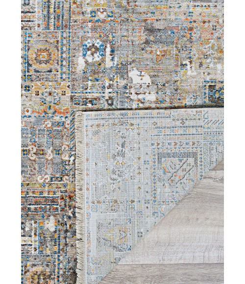 Couristan Halli Skyblu-Stone-Mlt H708/1100 9 ft. X 12 ft. Rectangle Rug