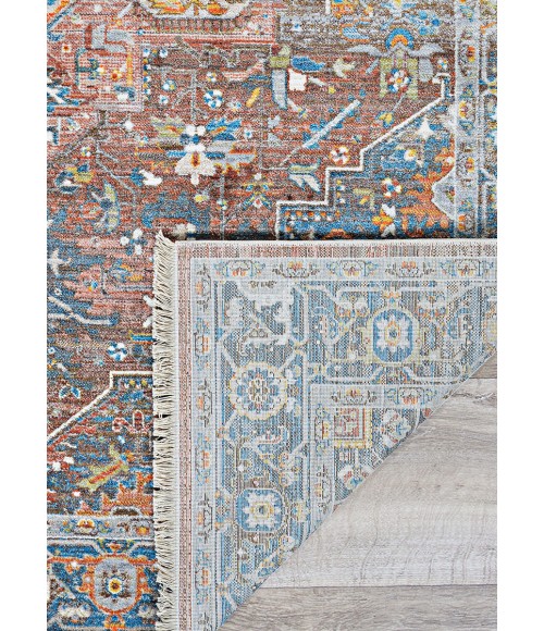 Couristan Halli Brick-Brown-Mlt Rug H724/3100 9 ft. X 12 ft. Rectangle - Rugs Town Couristan Halli Brick-Brown-Mlt H724/3100 9 ft. X 12 ft. Rectangle Rug