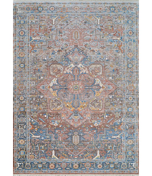 Couristan Halli Brick-Brown-Mlt Rug H724/3100 9 ft. X 12 ft. Rectangle - Rugs Town Couristan Halli Brick-Brown-Mlt H724/3100 9 ft. X 12 ft. Rectangle Rug