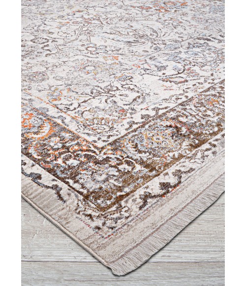 Couristan Halli Beige/Mocha H869/2001 2 ft. 6 in. X 8 ft. Rectangle Rug