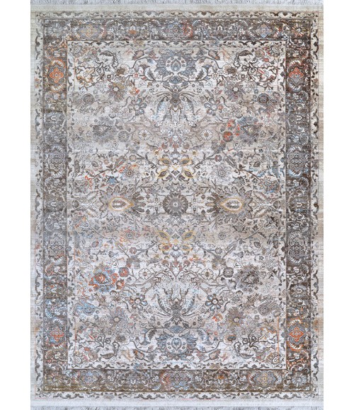 Couristan Halli Beige/Mocha H869/2001 2 ft. 6 in. X 8 ft. Rectangle Rug
