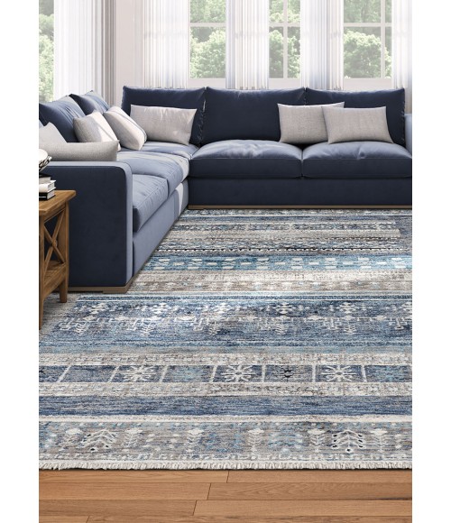 Couristan Nostalgia Denim Tawny NS05/1405 7 ft. 10 in. X 10 ft. 9 in. Rectangle Rug