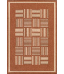 Couristan Recife Bistro Terra Cotta/Natl Area Rug 8 ft. 6 Square