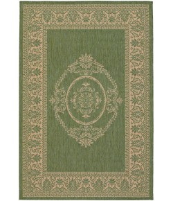 Couristan Recife Antq Medallion Green/Natural Area Rug 2 ft. 3 X 11 ft. 9 Rectangle