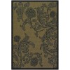 Couristan Recife Rose Lattice Cocoa/Black Area Rug 2 ft. 3 X 11 ft. 9 Rectangle