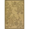 Couristan Recife Rose Lattice Natural/Cocoa Area Rug 2 ft. 3 X 11 ft. 9 Rectangle