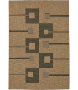 Couristan Recife Pathway Natural/Black Area Rug 8 ft. 6 Round