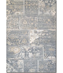 Couristan Provincia Leilani Grey/Cream Area Rug 9 ft. 2 X 12 ft. 5 Rectangle