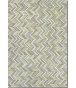 Couristan Tides Shelter Island Lemongrass/Beige Area Rug 2 ft. 7 X 8 ft. 2 Rectangle