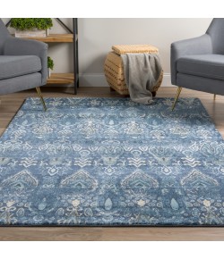 Dalyn Geneva GV315 Navy Area Rug 5 ft. 3 in. X 7 ft. 7 in. Rectangle