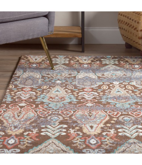 Dalyn Geneva GV315 Chocolate Area Rug 5 ft. 3 in. X 7 ft. 7 in. Rectangle