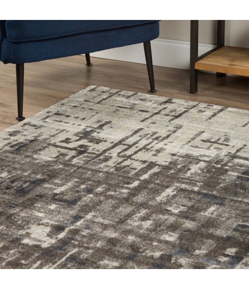 Dalyn Upton UP1 Pewter Area Rug 3 ft. 3 in. X 5 ft. 1 in. Rectangle