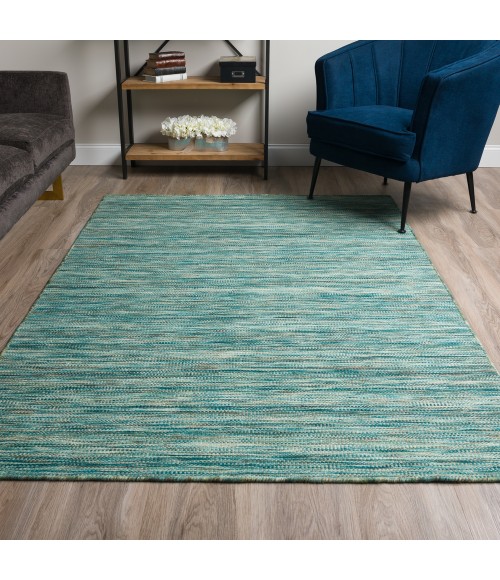 Dalyn Targon TA1 Turquoise Area Rug 5 ft. X 7 ft. 6 in. Rectangle