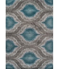 Dalyn Modern Greys MG4441 Teal Area Rug 3 ft. 3 in. X 5 ft. 3 in. Rectangle