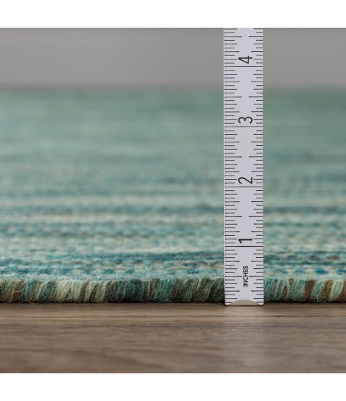 Dalyn Targon TA1 Turquoise Area Rug 9 ft. X 13 ft. Rectangle