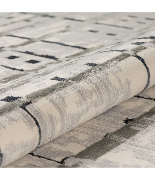 Dalyn Karma KM4 Grey Area Rug 1 ft. 8 in. X 2 ft. 6 in. Rectangle