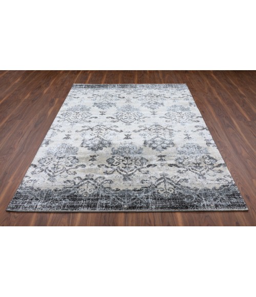Dalyn Antigua AN11 Pewter Area Rug 3 ft. 3 in. X 5 ft. 3 in. Rectangle
