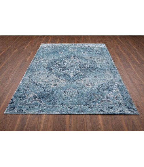 Dalyn Antigua AN7 Sky Area Rug 3 ft. 3 in. X 5 ft. 3 in. Rectangle
