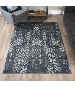 Dalyn Gala GA3 Navy Area Rug 4 ft. 11 in. X 7 ft. Rectangle
