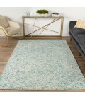 Dalyn Zoe Area Rug Dalyn Zoe ZZ1 Teal Area Rug 6 ft. X 9 ft. Rectangle