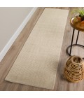 Dalyn Monaco Sisal MC300 Ivory Area Rug 2 ft. 3 in. X 7 ft. 6 in. Runner