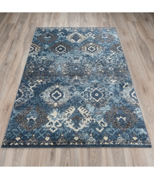 Dalyn Gala GA10 Navy Area Rug 3 ft. 3 in. X 5 ft. 1 in. Rectangle