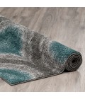 Dalyn Modern Greys MG4441 Teal Area Rug 7 ft. 10 in. X 10 ft. 7 in. Rectangle