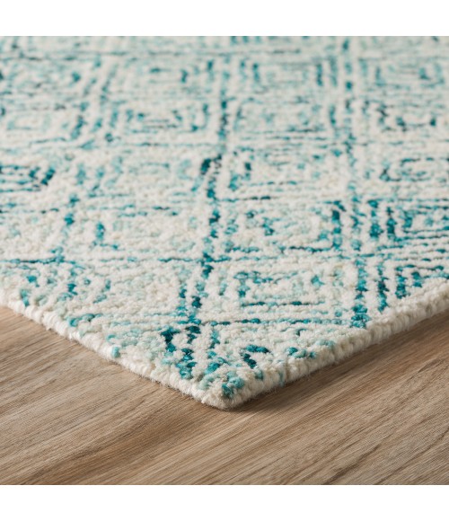 Dalyn Zoe Area Rug Dalyn Zoe ZZ1 Teal Area Rug 6 ft. X 9 ft. Rectangle