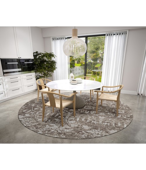 Dalyn Aberdeen AB1 Fudge 8' x 8' Round Rug