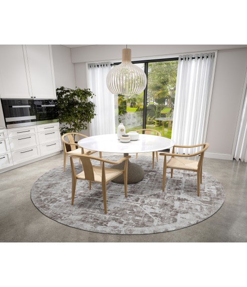 Dalyn Aberdeen AB2 Coffee 8' x 8' Round Rug