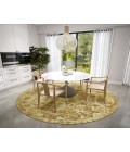 Dalyn Aberdeen AB2 Gold 8' x 8' Round Rug