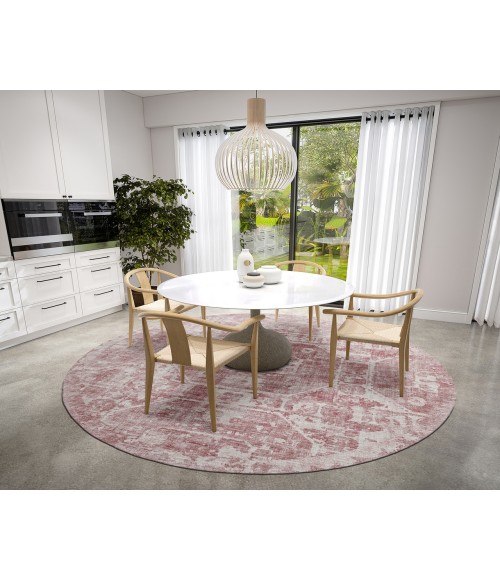 Dalyn Aberdeen AB2 Rose 8' x 8' Round Rug