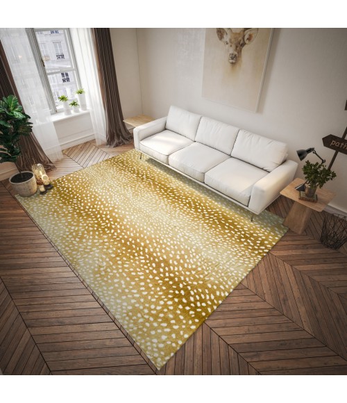 Dalyn Akina AK3 Gold Area Rug 8 ft. X 10 ft. Rectangle