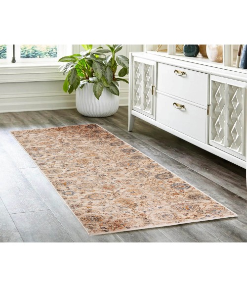Dalyn Bergama BE5 Ivory 2'3" x 7'10" Runner Rug