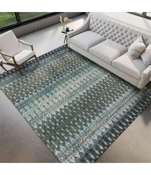 Dalyn Brisbane BR1 Mineral Blue Area Rug 20 X 30 Rectangle