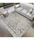 Dalyn Brisbane BR2 Silver Area Rug 8 ft. X 10 ft. Rectangle