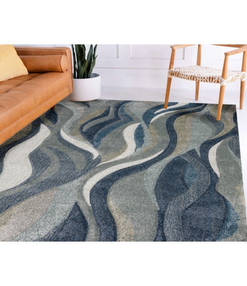 Dalyn Carmona CO5 Navy 3'1" x 5' Rug