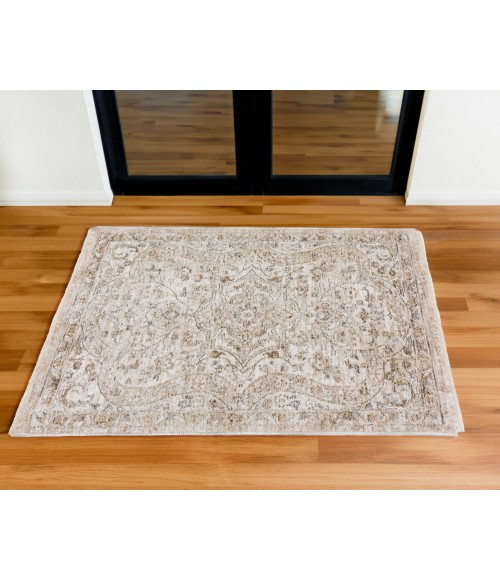 Dalyn Cyprus CY8 Beige 1'8" x 2'6" Rug