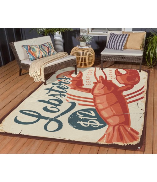 Dalyn Indoor/Outdoor Harbor HA5 Beige Washable 2'6" x 3'10" Rug