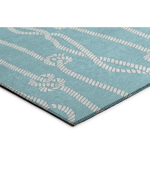 Dalyn Indoor/Outdoor Harbor HA7 Lagoon Washable 2'6" x 3'10" Rug