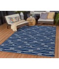 Dalyn Indoor/Outdoor Harbor HA7 Navy Washable 2'6" x 3'10" Rug