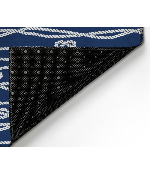 Dalyn Indoor/Outdoor Harbor HA7 Navy Washable 2'6" x 3'10" Rug