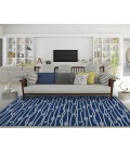 Dalyn Indoor/Outdoor Harbor HA7 Navy Washable 2'6" x 3'10" Rug