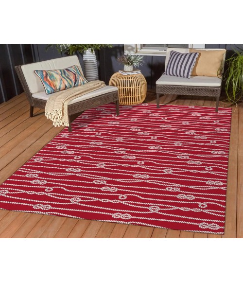 Dalyn Indoor/Outdoor Harbor HA7 Red Washable 2'6" x 3'10" Rug