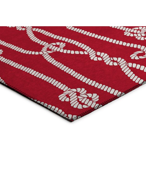 Dalyn Indoor/Outdoor Harbor HA7 Red Washable 2'6" x 3'10" Rug