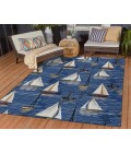 Dalyn Indoor/Outdoor Harbor HA8 Navy Washable 2'6" x 3'10" Rug